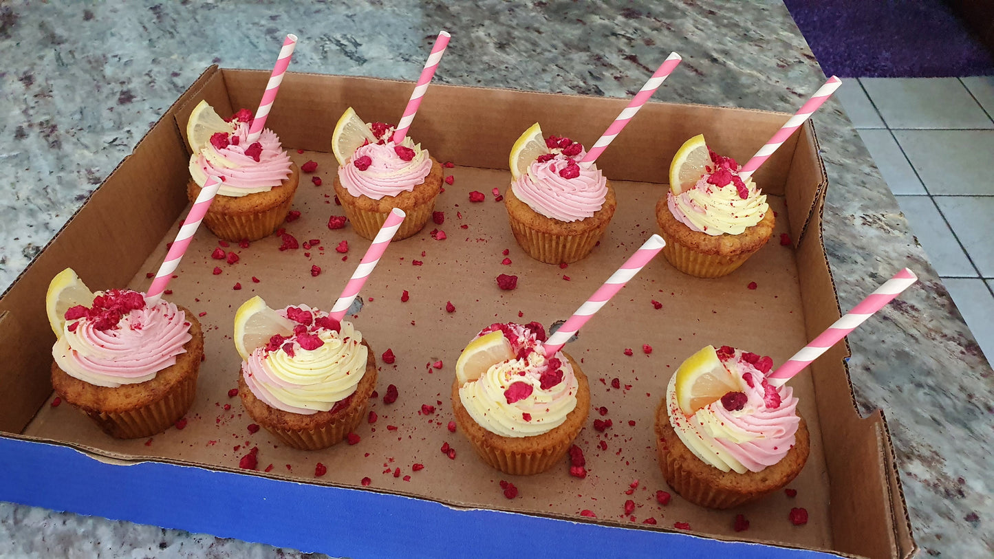 Lemon & Berry Cupcakes