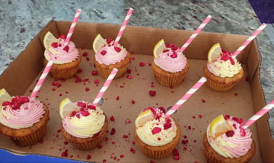 Raspberry Lemonade Cupcakes