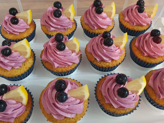 Lemon Blueberry Cupcakes
