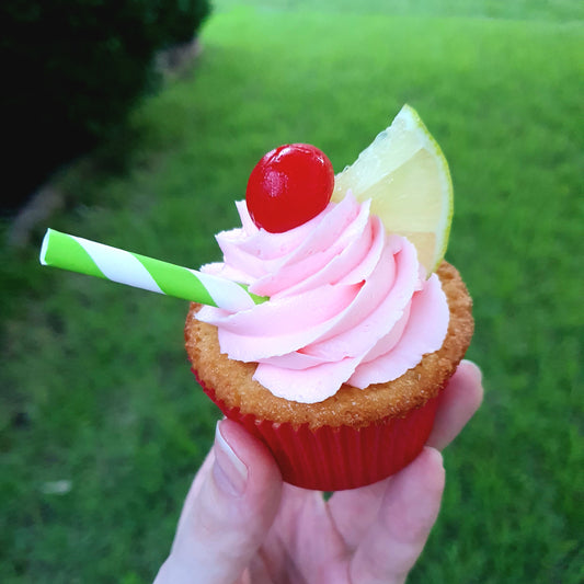 Cherry Limeade Cupcakes