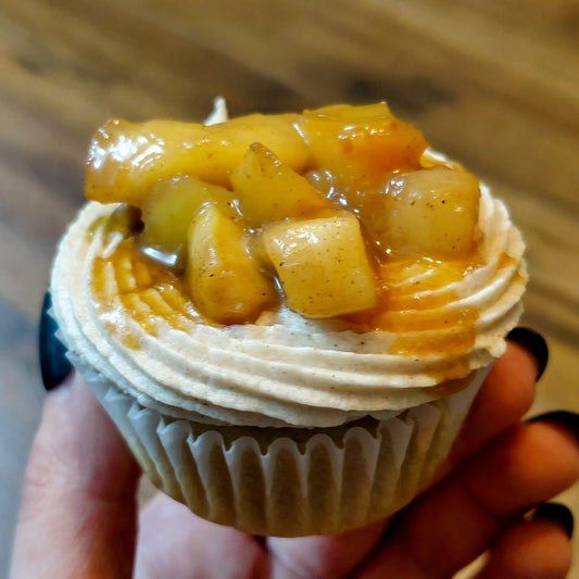 Caramel Apple Spice Cupcakes