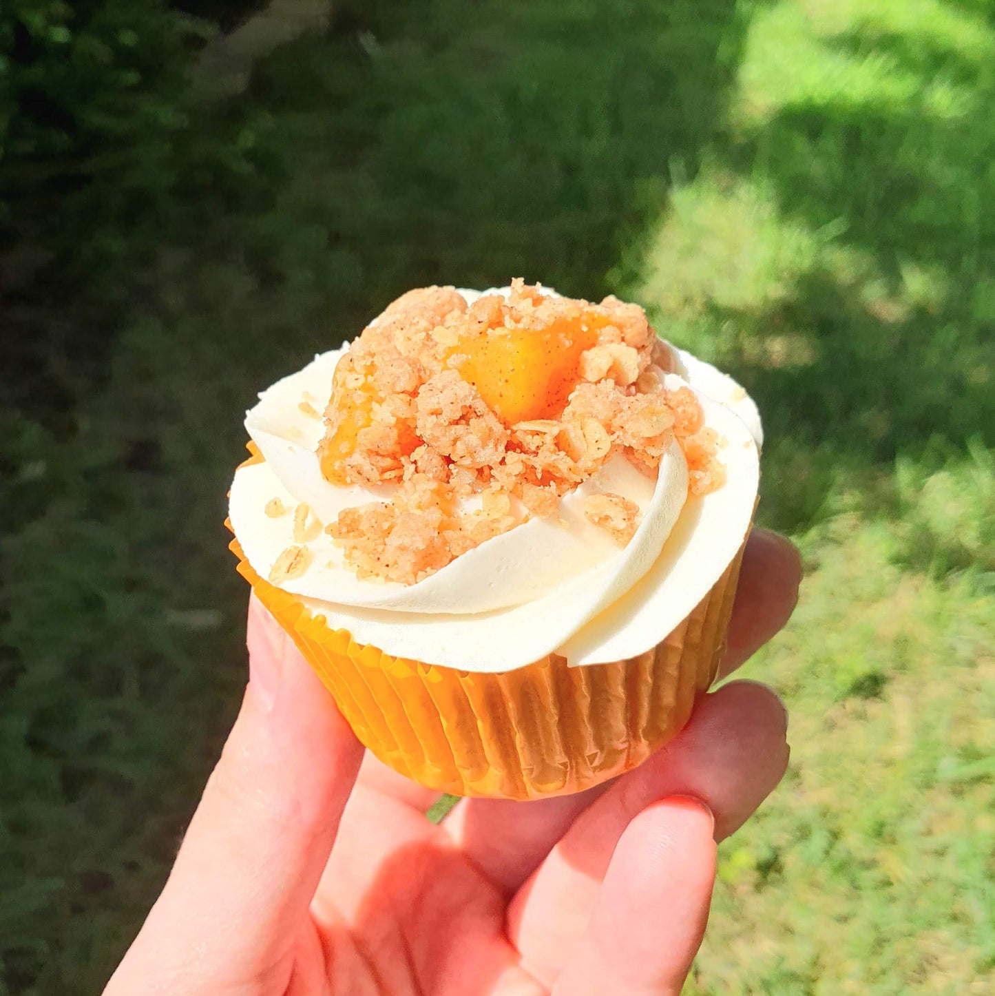 Peach Pie Cupcakes